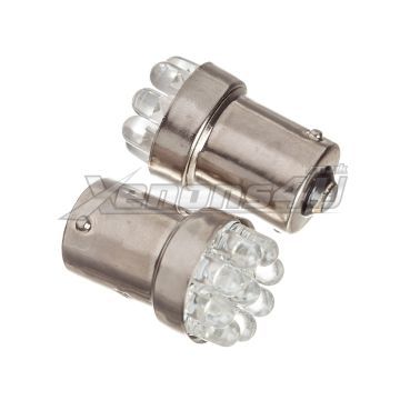 BAU15S PY21W 581 9 LED Amber Light Bulbs