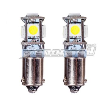 BAX9S H6W 5 5050 SMD Canbus LED Bulbs