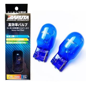 Maruta MTEC W21W 582 7440 Super White Xenon Effect Sidelight DRL Bulbs
