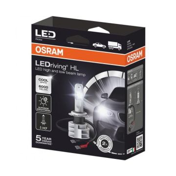 Osram H7 PX26d 67210CW Cool White 6000K LED LEDriving HL Bulbs