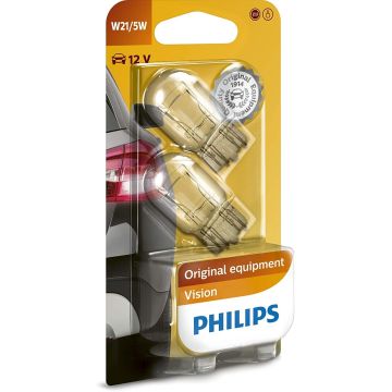 Philips W21/5W 7443 580 12066B2 Original equipment vision bulbs
