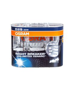 Osram D2S Night Breaker Unlimited Xenarc Xenon HID Bulbs