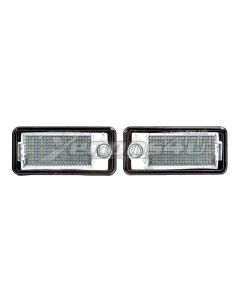 Audi A3 8P S3 8PA A4 B6 B7 A6 C6 4F Q7 4L LED Number Plate Lights