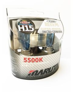 Maruta MTEC H15 Super White 5500K Upgrade bulbs 15/55W