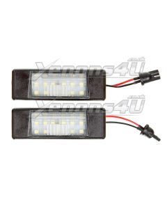 Nissan Qashqai J10 Pathfinder P51 Juke F15 Primera P12 X-Trail T31 LED Number Plate Lights