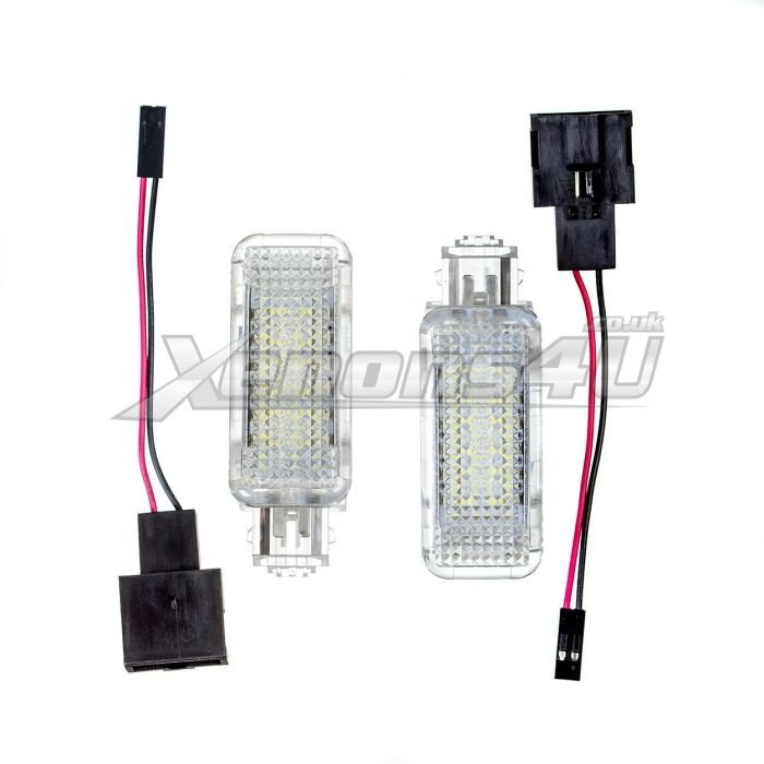 Audi VW Skoda LED Interior Courtesy Footwell Door Trunk Glove Box Lights