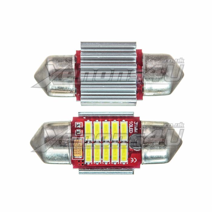 31mm 4014 SMD 10 LED Festoon Canbus Bulbs
