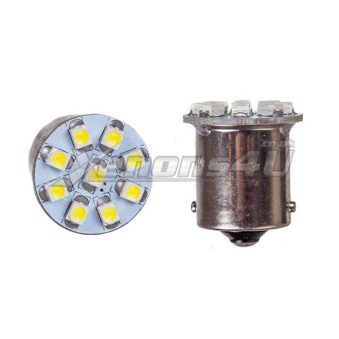 P21W BA15S R5W R10W 9 SMD LED Light Bulbs