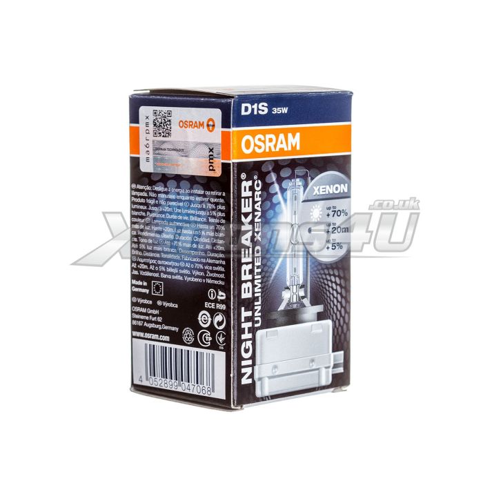 Osram D1S Night Breaker Unlimited Xenarc Xenon HID Bulb