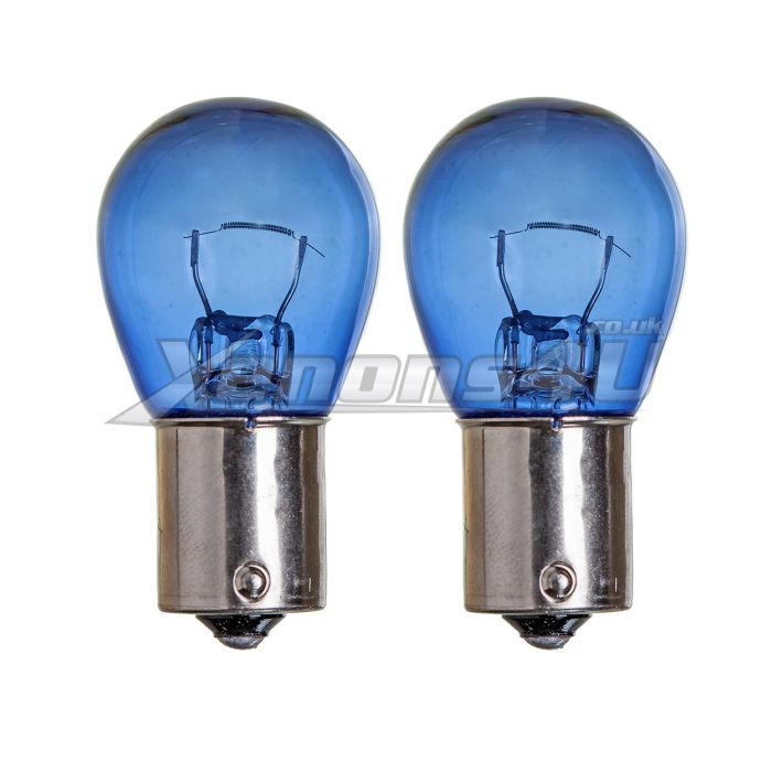 Lumro BA15S P21W 382 Super White DRL Bulbs