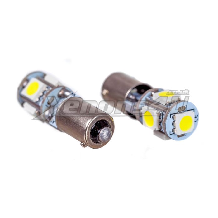 BAX9S H6W 5 5050 SMD Canbus LED Bulbs