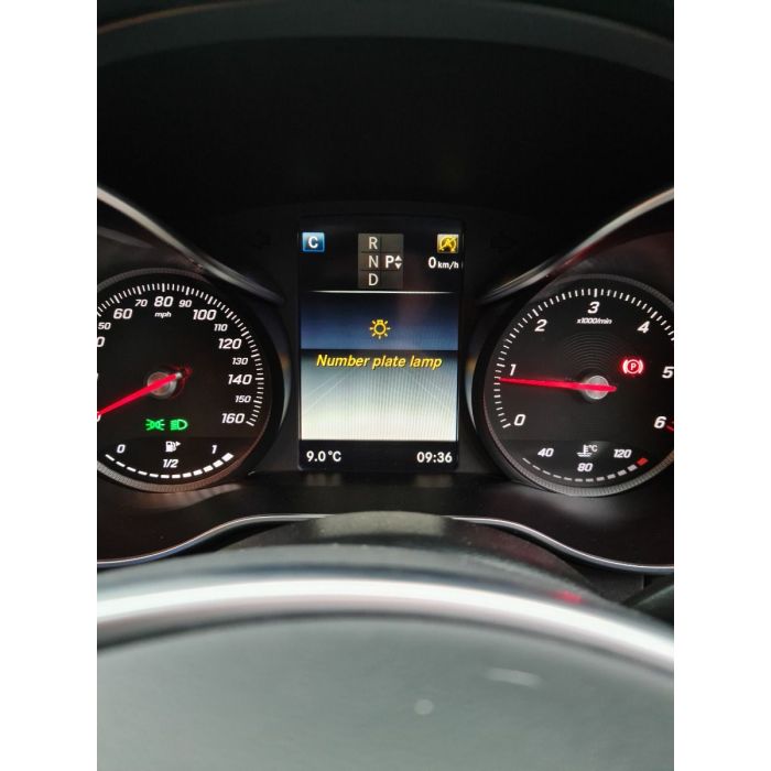 Mercedes-Benz S205 Estate Pre-Facelift A0009062903 LED Number Plate Lights