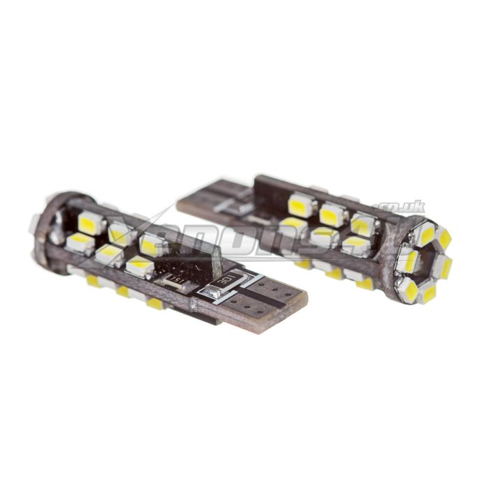 T10 W5W 501 Canbus 30 SMD LED Wedge Bulbs