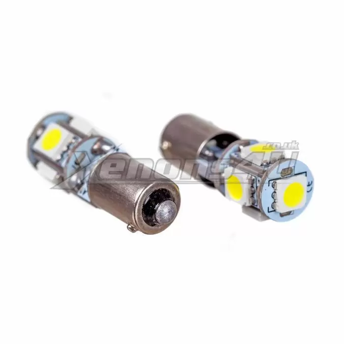 H6W Bayonet Led Light Bulbs, 5050 5 Smd Led Bulbs