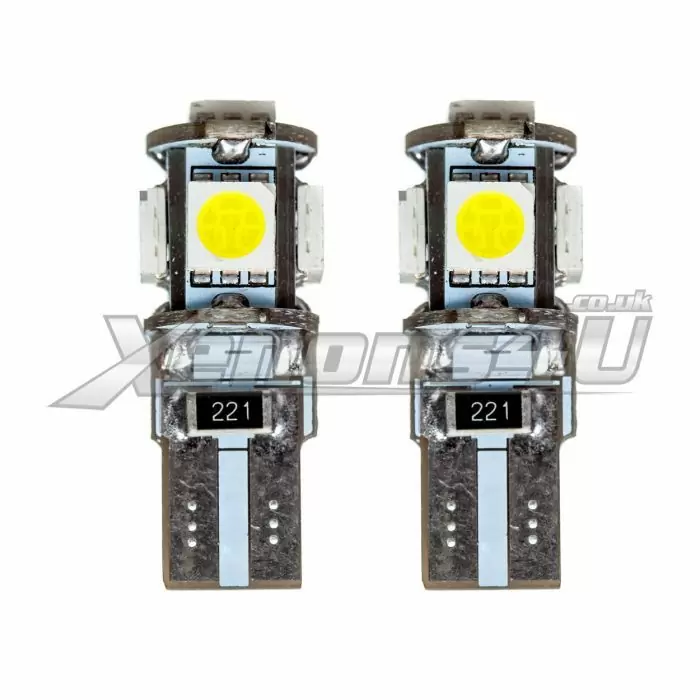 Xenon White Can-bus Error Free 22-SMD W5W 2825 LED Bulbs For Mercedes Parking Lights 