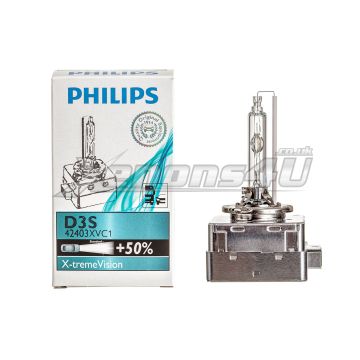 Philips D3S X-treme Vision Xenon HID Bulb
