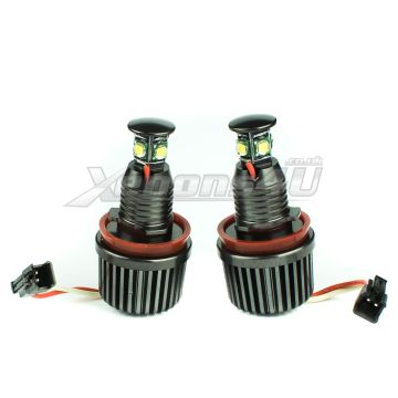 BMW H8 80W CREE LED Angel Eyes Upgrade Marker Bulbs