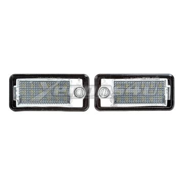 Audi A3 8P S3 8PA A4 B6 B7 A6 C6 4F Q7 4L LED Number Plate Lights