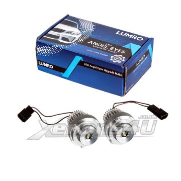 LUMRO BMW E60 E61 Facelift LCI H10W Angel Eyes 20W CREE LED Upgrade Bulbs