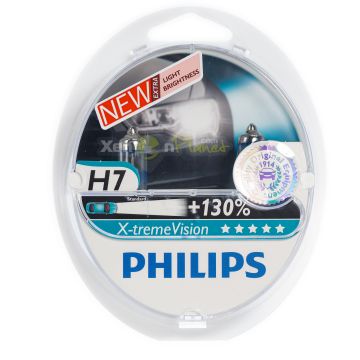 Philips H7 X-treme Vision Headlight Bulbs
