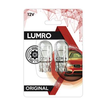 LUMRO Original W21/5W 580 7443 Wedge Bulbs