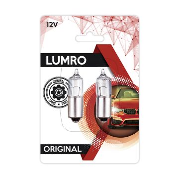 LUMRO Original BAX9S H6W 434 Parking Side Light Bulbs