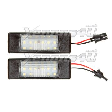 Nissan Qashqai J10 Pathfinder P51 Juke F15 Primera P12 X-Trail T31 LED Number Plate Lights