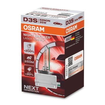 Osram D3S 66340XNL 35W Night Breaker Laser Xenarc Xenon HID bulb