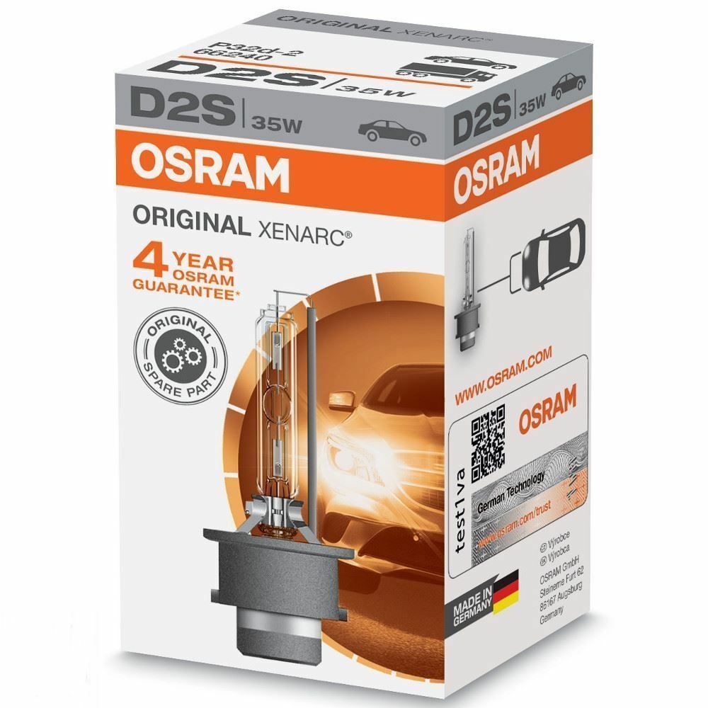 OSRAM Xenarc Night Breaker Laser D2S Xenon Car Headlight Bulbs (Twin)