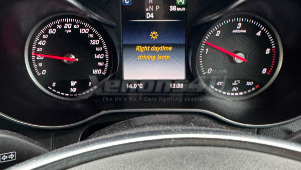 How To Resolve “Right Daytime Driving Lamp” Warning Message on Your Mercedes-Benz GLC C253 X253 Pre-Facelift