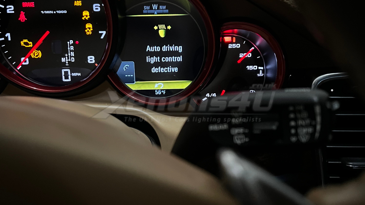 How To Fix The “Driving Light Control Defective” Warning Message on Your Porsche Panamera 970