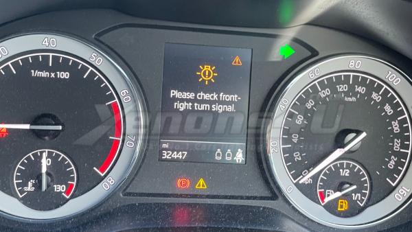How to Fix “Please Check Front-Left Right Turn Signal” Warning on Your Skoda Karoq or Kodiaq