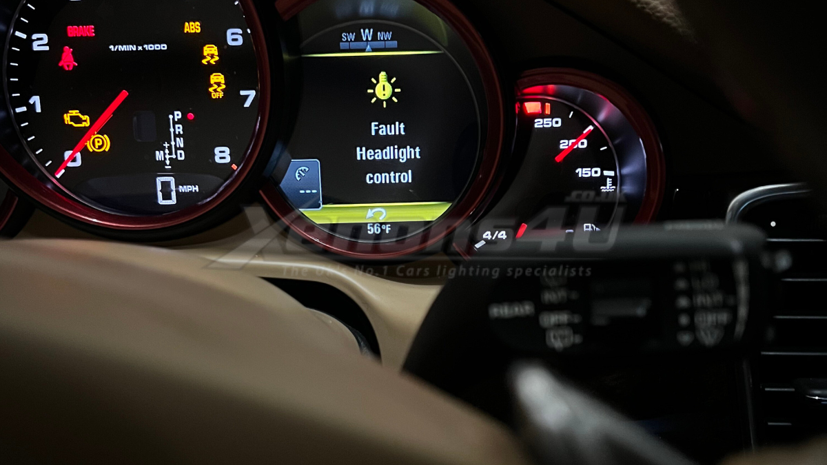 Guide on How To Resolve “Fault Headlight Control” Warning Message on Porsche Panamera 970 Facelift