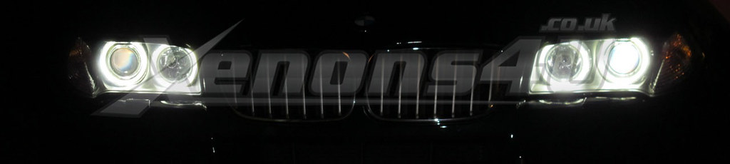 BMW Angel Eyes 25W CREE LED upgrade bulbs kit