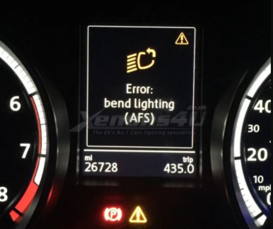VW Volkswagen Error Bend Lighting AFS Warning Message Explained VW Volkswagen Error Bend Lighting AFS Warning Message Explained