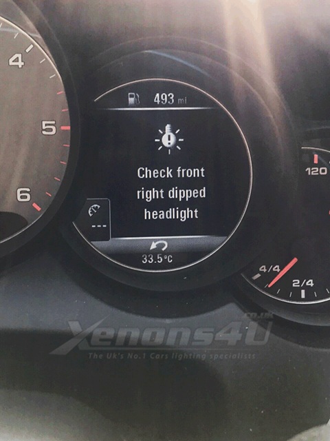 Check Front Left Right Dipped Headlight